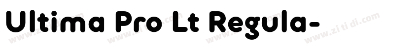 Ultima Pro Lt Regula字体转换
